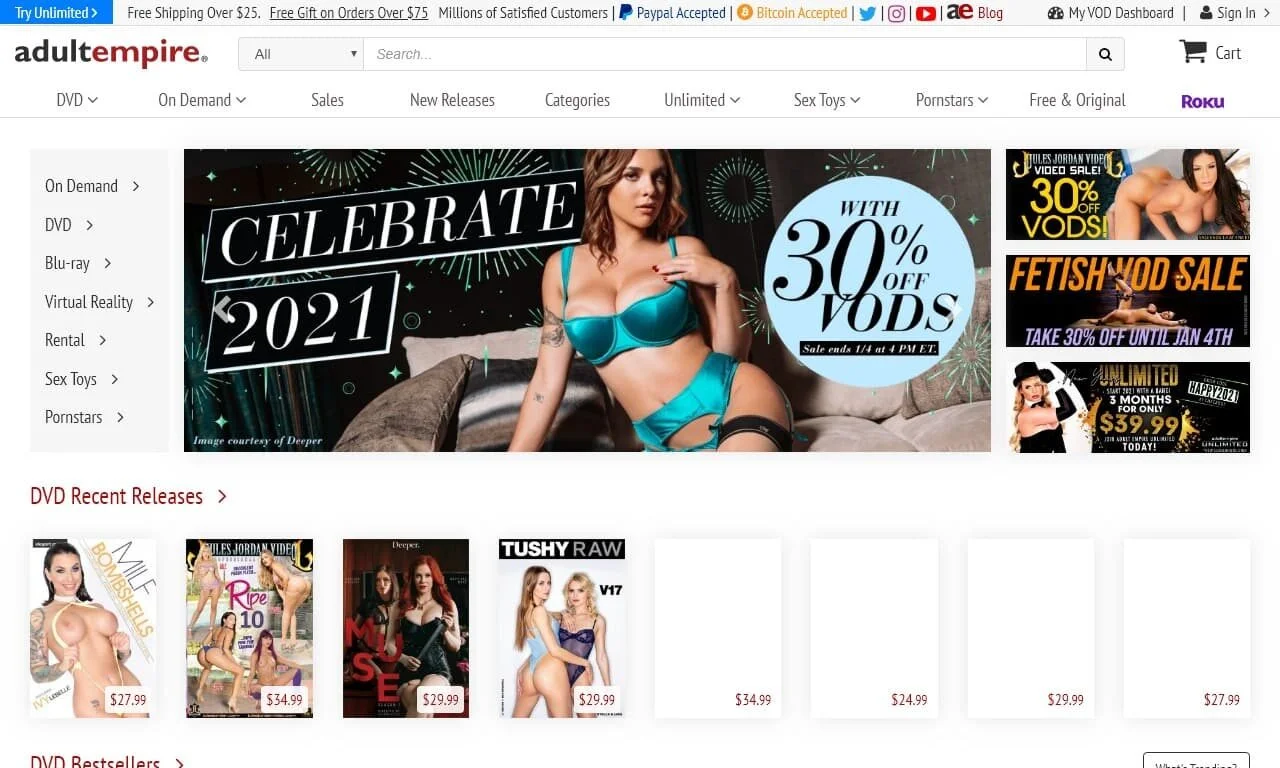 Adult Empire (adultempire.com) Reviews