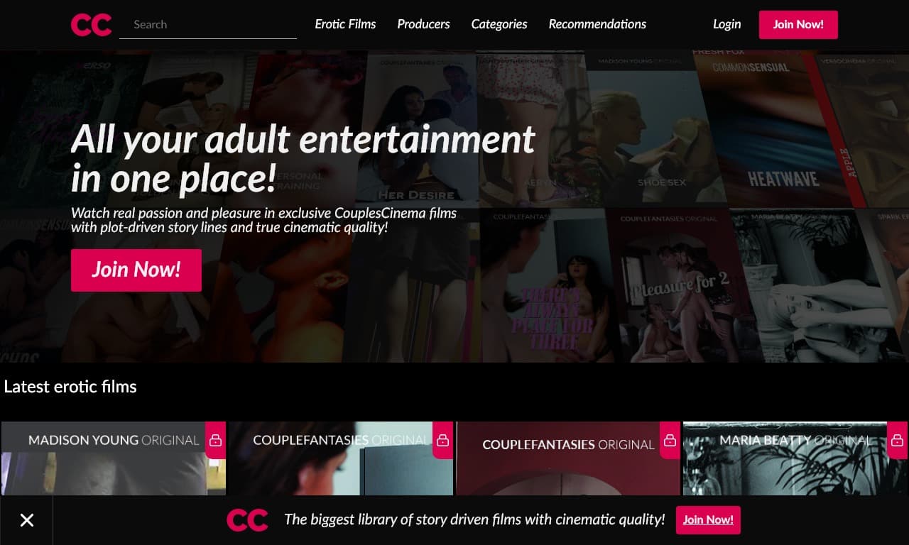 Couples Cinema (couplescinema.com) Reviews