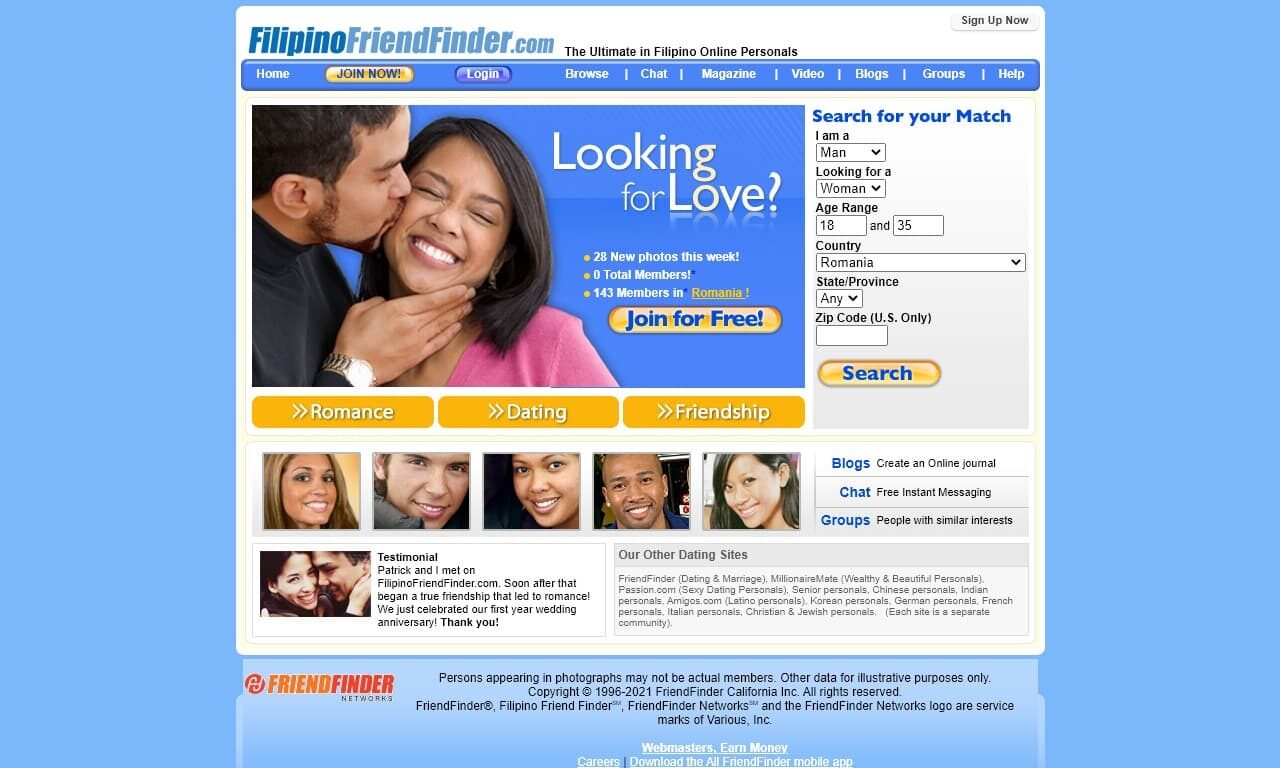Filipino Friend Finder (filipinofriendfinder.com) Reviews