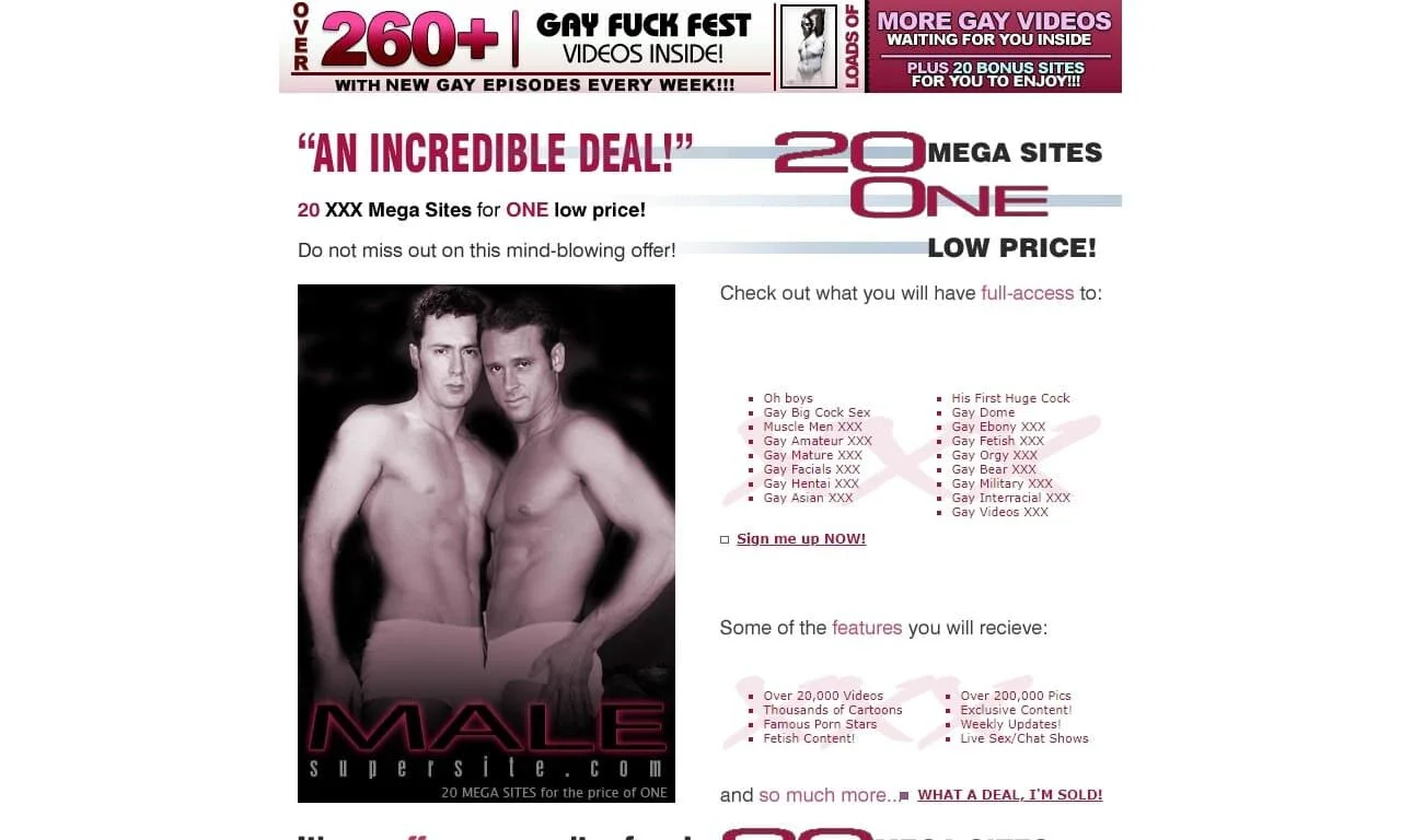 Male Super Site (malesupersite.com) Reviews