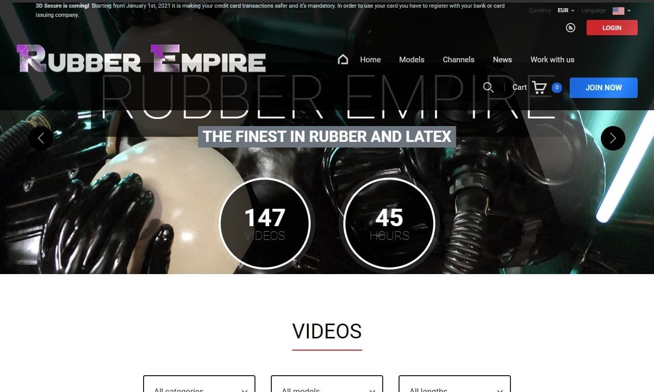 Rubber Empire (rubber-empire.com) Reviews