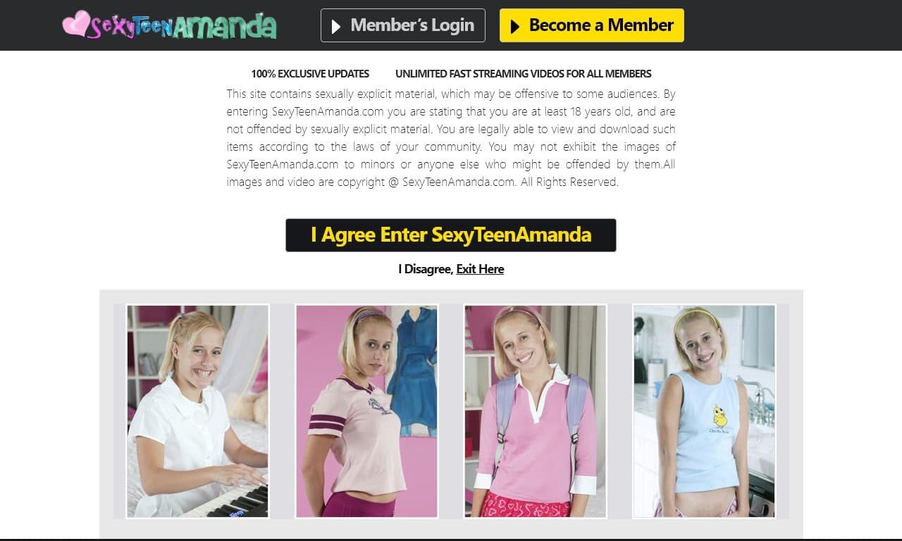 Sexy Teen Amanda (sexyteenamanda.com) Reviews
