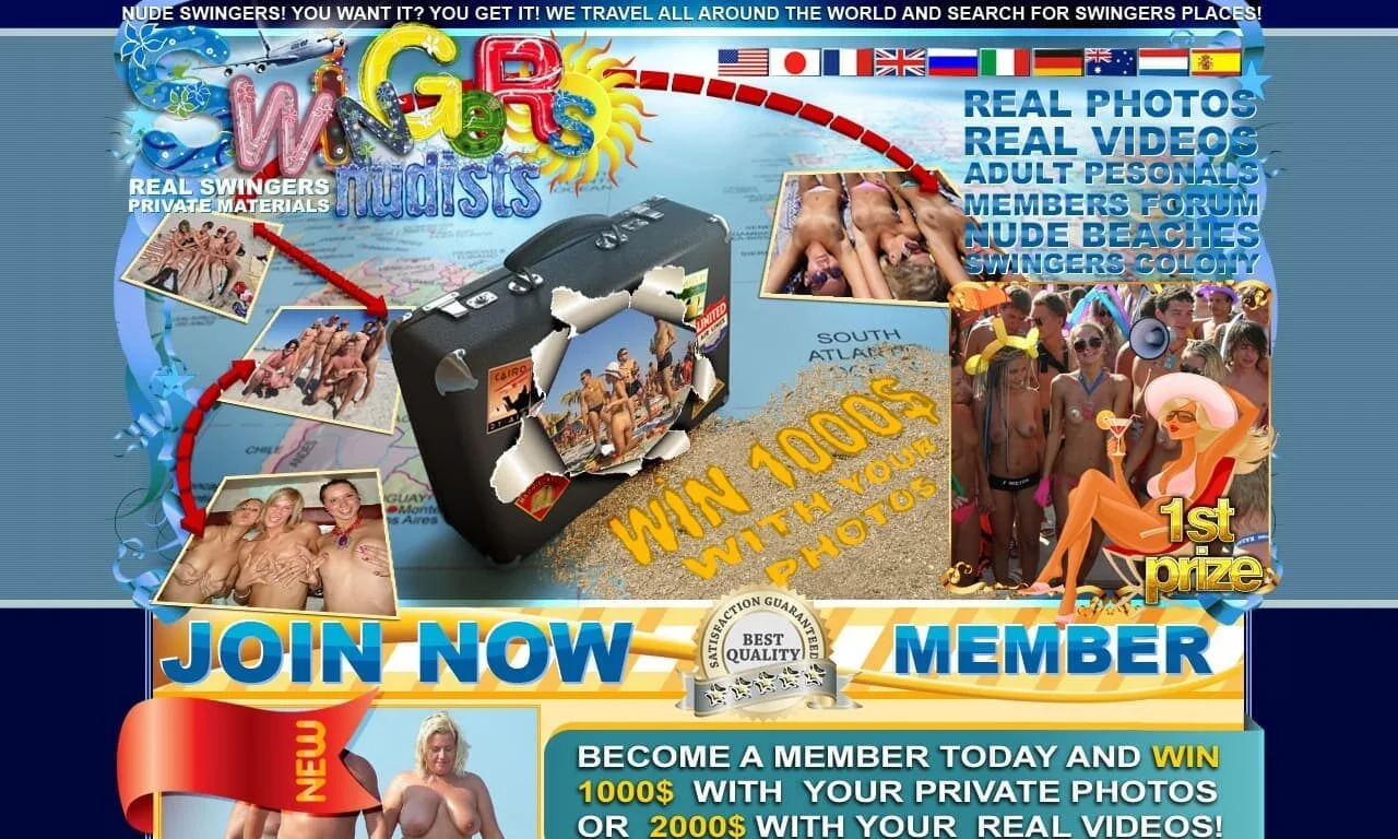 Swingers Nudists (swingersnudists.com) Reviews