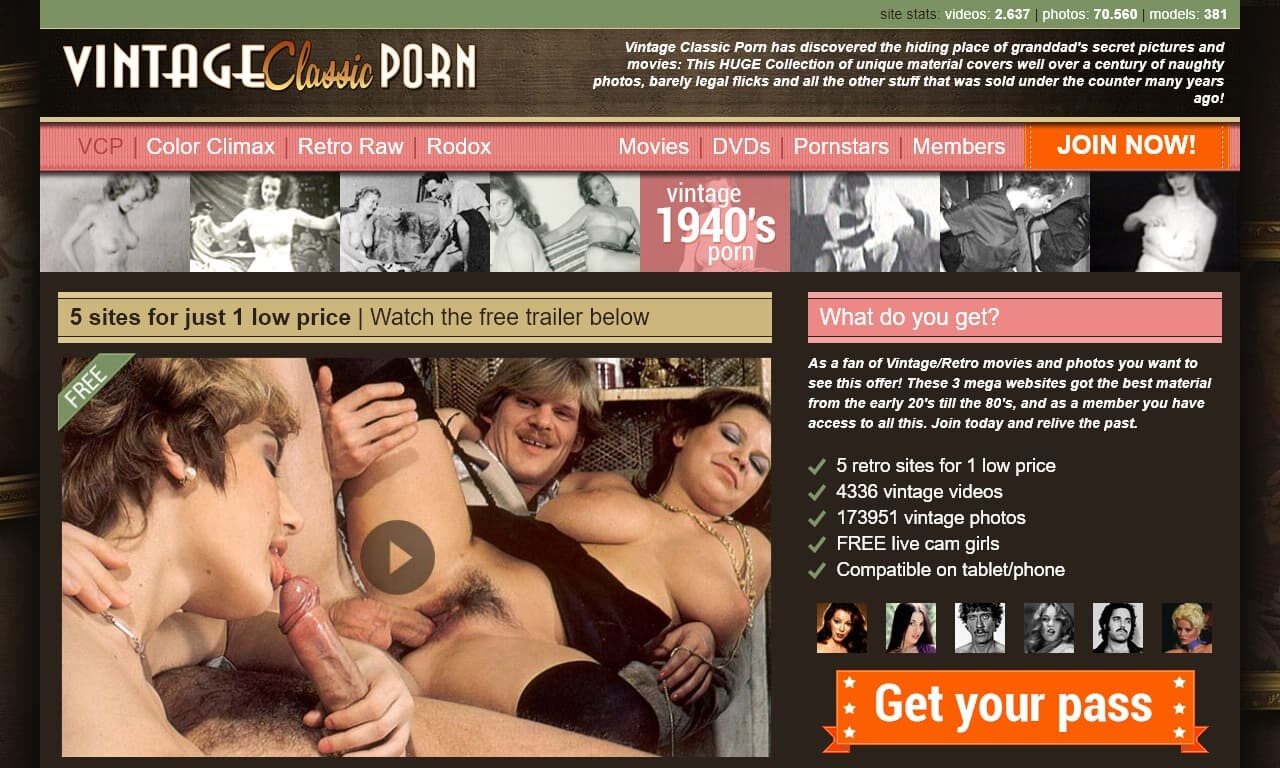 Vintage Classic Porn (vintageclassicporn.com) Reviews