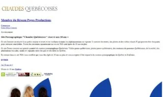 Chaudes Quebecoises (chaudesquebecoises.com) Reviews